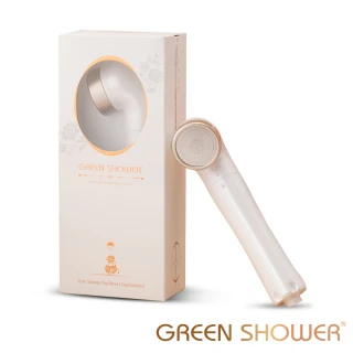 【GREEN SHOWER】高能量除氯淨水蓮蓬頭含濾芯+配件雙濾芯各1組