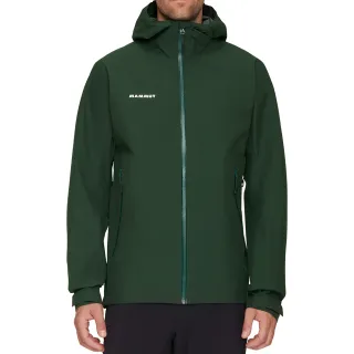 【Mammut 長毛象】Alto Light HS Hooded Jacket Men 輕量防風防水連帽外套 男款 綠樹林 #1010-30660