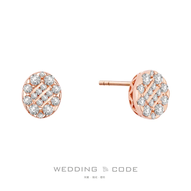 【WEDDING CODE】14K金 66分鑽石耳環 3746(天然鑽石 618 禮物)