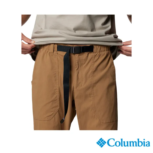 【Columbia 哥倫比亞 官方旗艦】男款-Landroamer™超防曬UPF50防潑快乾長褲-棕褐(UAE14140TN/IS)