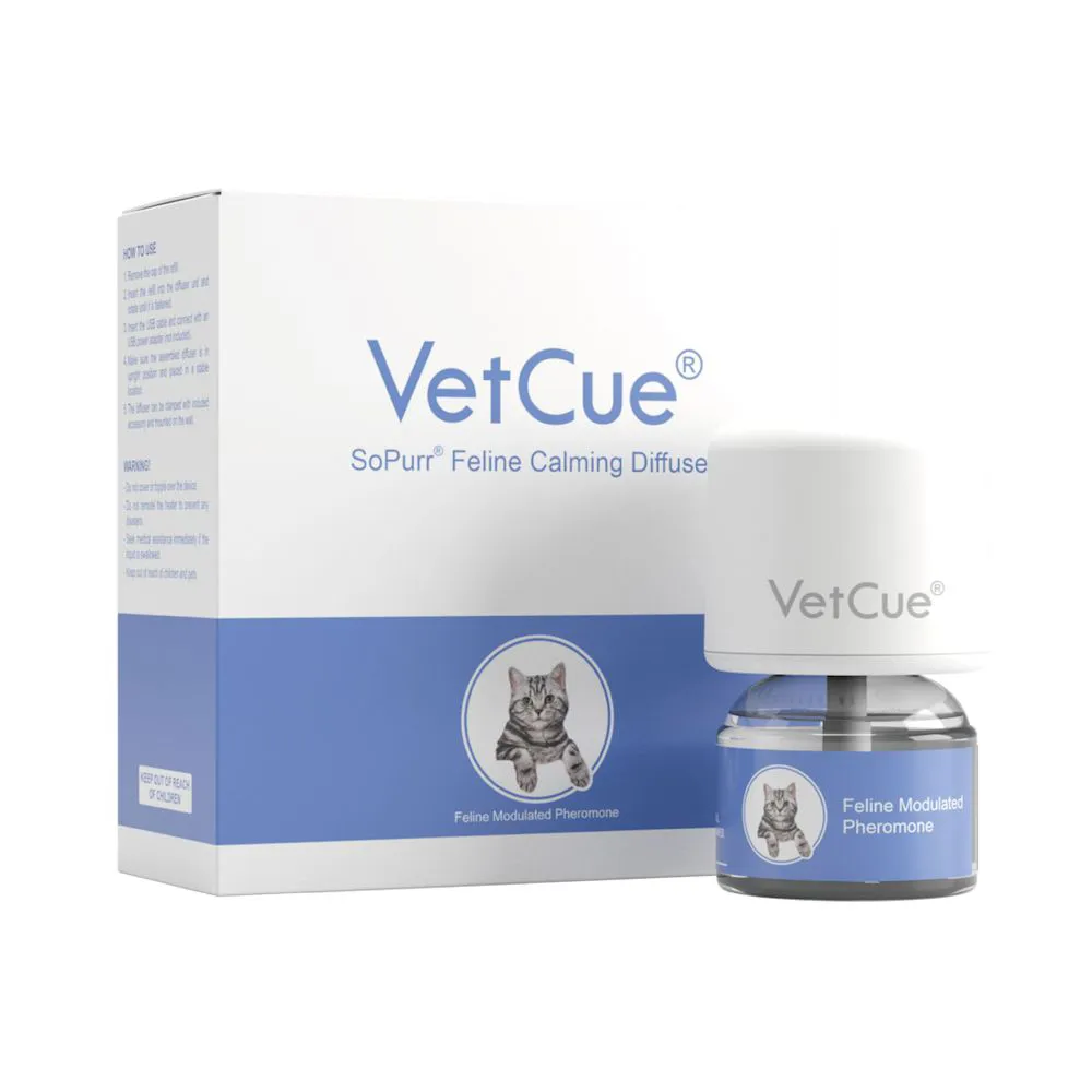 【VetCue 舒普】貓咪舒緩情緒費洛蒙-插電組-45ml(貓咪費洛蒙/舒普/貓咪情緒紓緩)