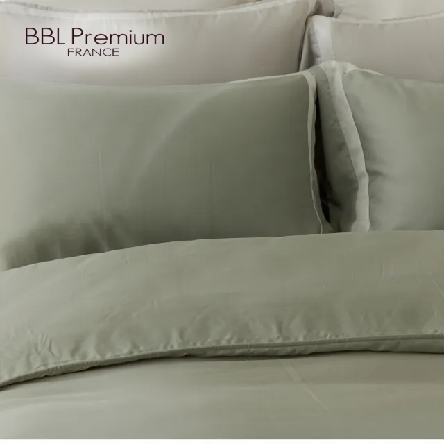 【BBL Premium】100%天絲印花兩用被床包組-永恆之約-湖水綠(特大)