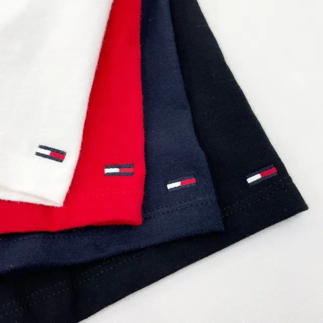 【Tommy Hilfiger】Tommy 美式風格短T 美版偏大 大尺碼  短袖 T恤 男生上衣 素t  純棉(短袖 T恤9014)