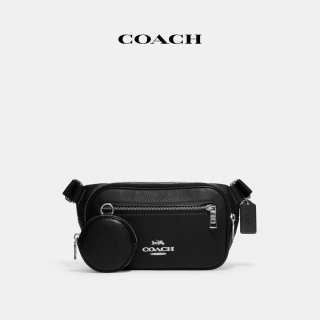 COACH 官方直營ELIAS腰包-SV/黑色(CJ507)