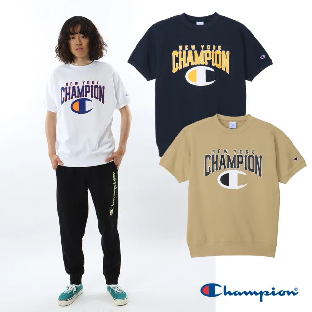 Champion 官方直營-NEW YORK LOGO圓領短袖上衣-男(3色)