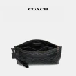 【COACH蔻馳官方直營】CARRYALL經典Logo手拿包-碳灰色黑色(29508)