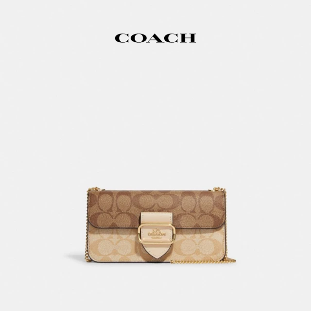 COACH 官方直營MORGAN撞色經典Logo斜背手袋-I