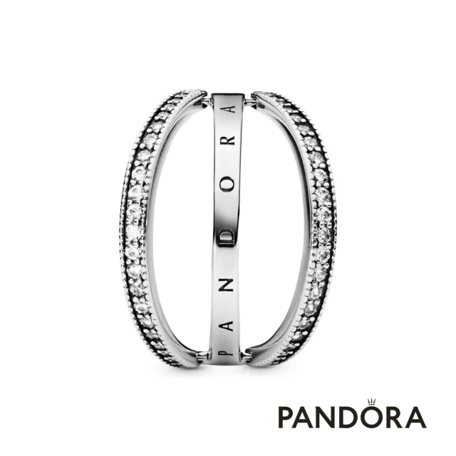 【Pandora 官方直營】Pandora Signature旋轉軸戒指-絕版品