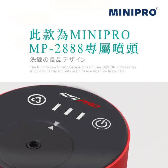 【MINIPRO】精油瓶噴頭組-MP-6888香氛機專用(精油/薰香機/香氛機/水氧機/擴香機/霧化)
