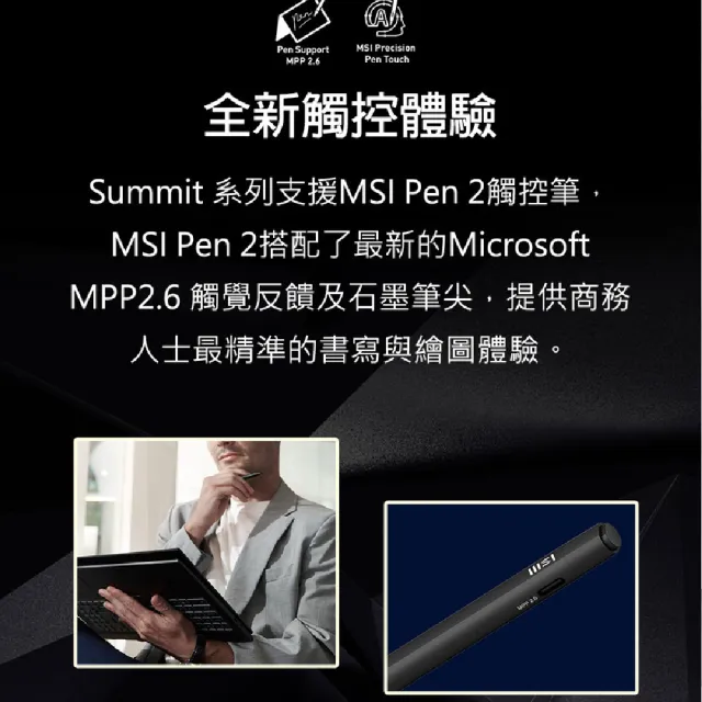 M365★【MSI 微星】16吋Ultra7-155H RTX4050 翻轉AI筆電(Summit E16 AI Studio/32G/1TB SSD/W11P/A1VETG-01