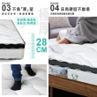 【ASSARI】凱妮絲天絲正三線獨立筒床墊(單大3.5尺)