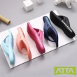 【ATTA】足弓均壓寬帶夾腳拖鞋(深藍)