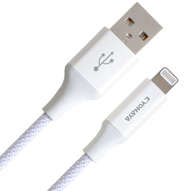 【REAICE】USB-A to Lightning 1.2M  耐磨編織充電/傳輸線 MFI認證 共5色(蘋果iPhone/iPad/平板適用)