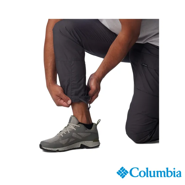 【Columbia 哥倫比亞 官方旗艦】男款-Landroamer™工裝口袋長褲-深灰色(UAM88600DY/IS)