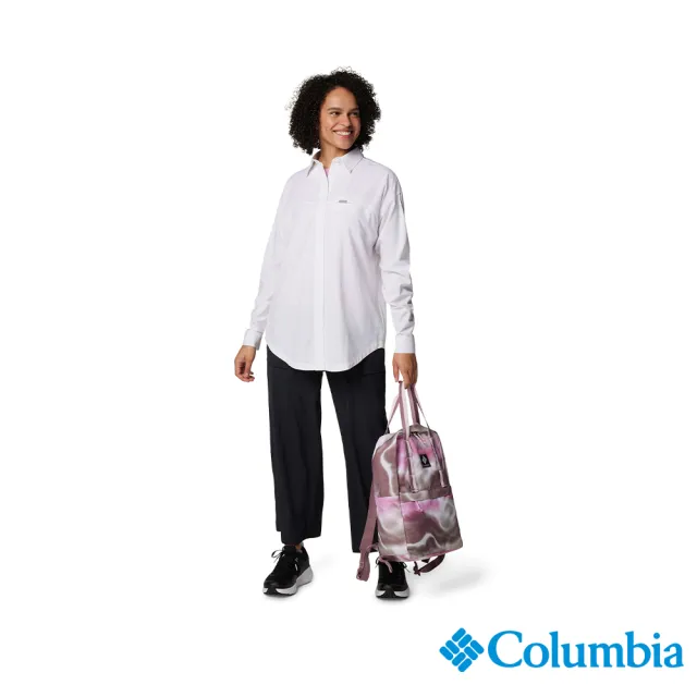 【Columbia 哥倫比亞 官方旗艦】女款-Boundless Trek™防曬UPF50防潑長袖襯衫-白色(UAR05550WT/IS)