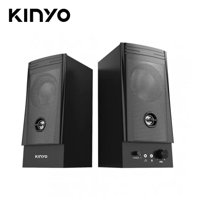 【KINYO】【KINYO 耐嘉】PS-2100 二件式木質立體音箱