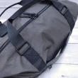 【Misstery】旅行袋休閒旅遊斜背/手提旅行袋-灰(防潑水面料)