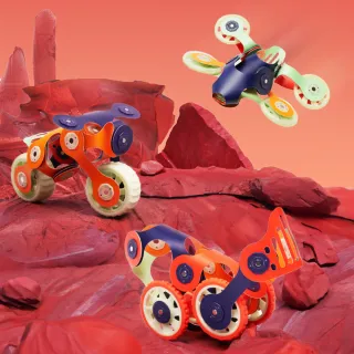 【CLIXO 創樂多磁力片】主題系列-火星漫遊者30片(益智STEAM玩具)