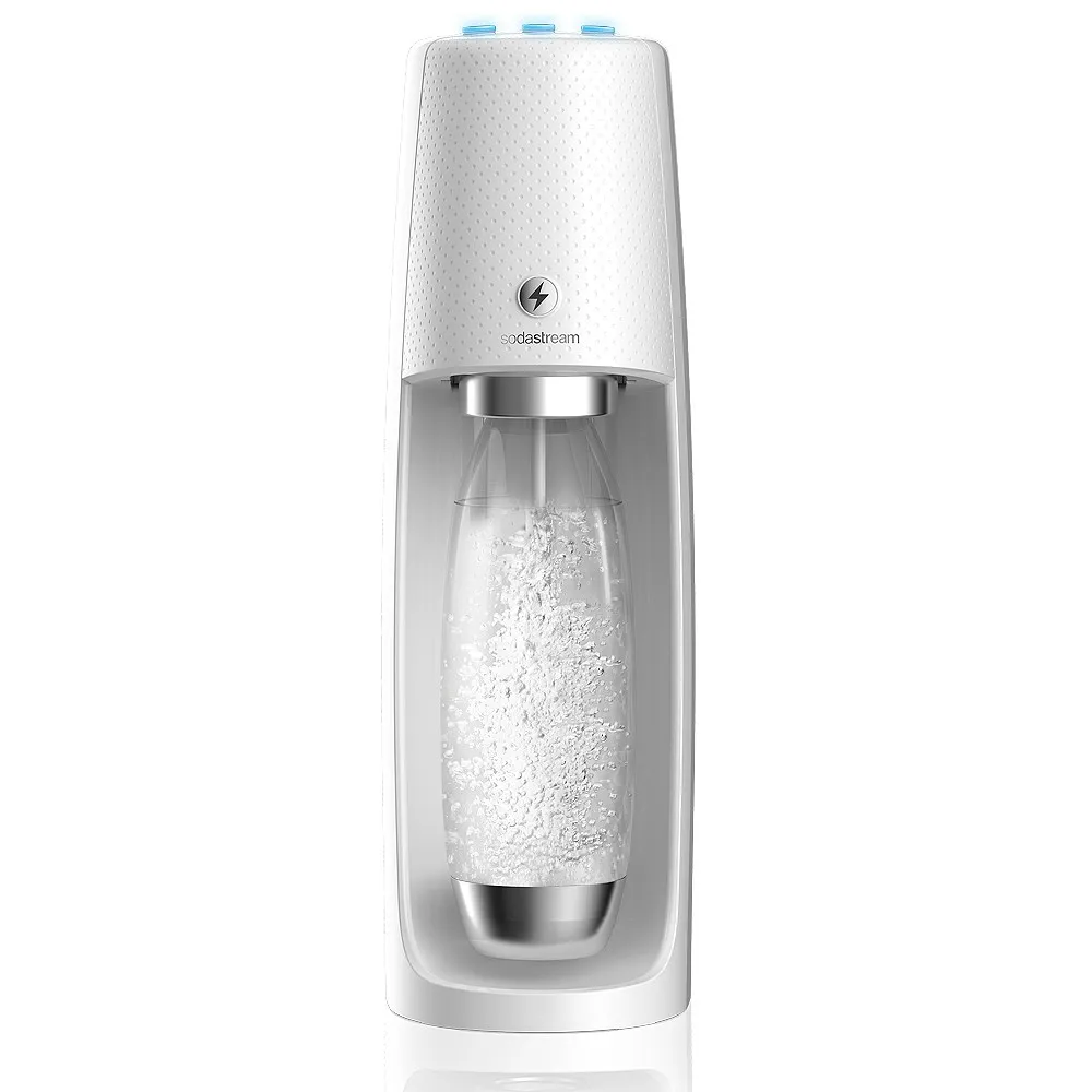 【福利品】Sodastream-電動式氣泡水機 Spirit One Touch 黑/白(保固2年)