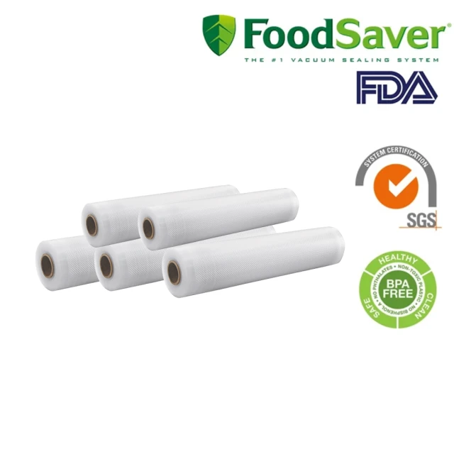 美國FoodSaver 8吋真空卷2入+11吋真空卷3入(共5入裝)