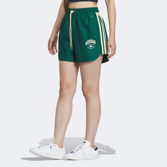 adidas 愛迪達 短褲 女款 運動褲 LT SHORTS W OR 綠 IW6293