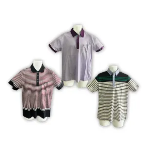 【SaintClair】法國品牌MIT台灣製經典條紋休閒短袖POLO衫-合身版(三款可選)
