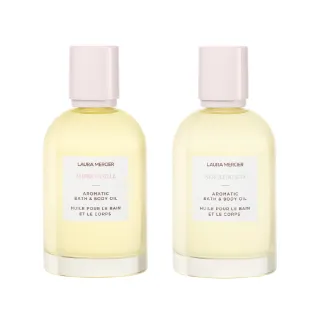 【LAURA MERCIER 蘿拉蜜思】香氛沐浴潤膚油100ml 琥珀香草/南法橙花