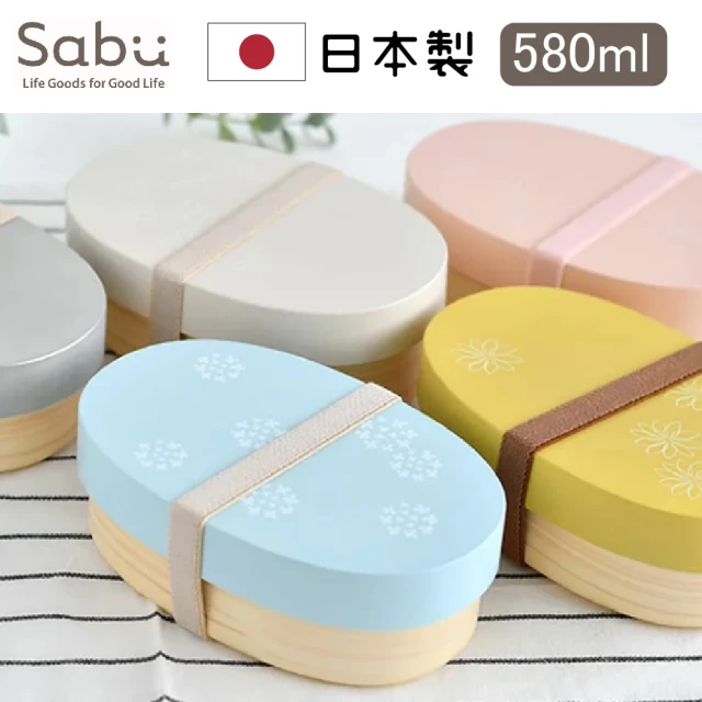 【SABU HIROMORI】日本製復古文青抗菌小判微波橢圓便當盒 附束帶 金幣型(580ml 洗碗機 精緻 高顏值 日式)