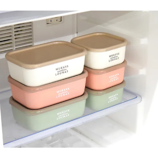 【SABU HIROMORI】日本製MUKAVA LOUNAS抗菌保鮮盒 買1送1(520ml  可微波 可洗碗機 便當盒)