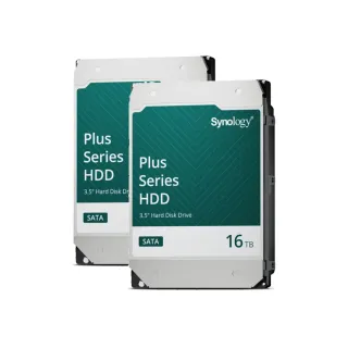 【Synology 群暉科技】2入組 ★ PLUS系列 16TB 3.5吋 7200轉 512MB NAS 內接硬碟(HAT3310-16TB)