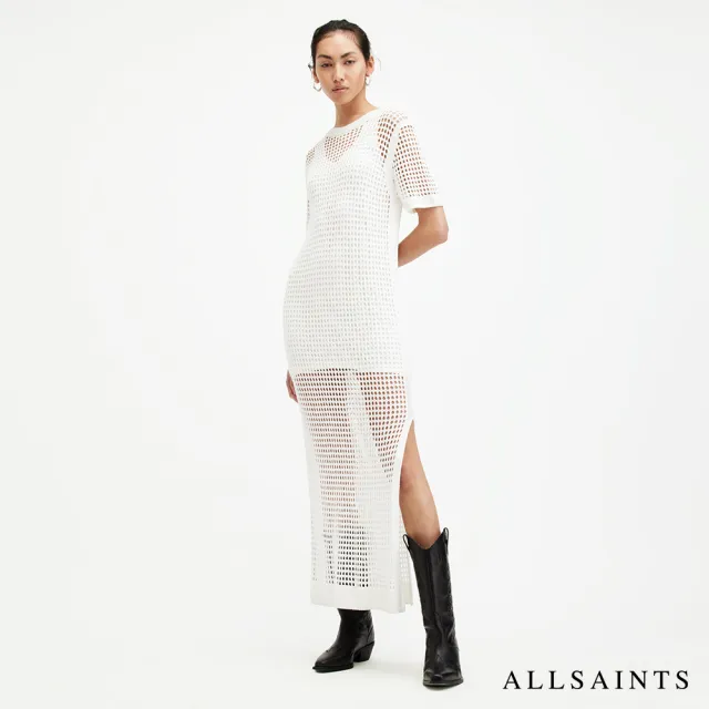 【ALLSAINTS】PALOMA 人造絲中長版洋裝(常規版型)