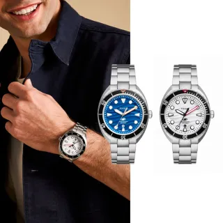 【FOSSIL 官方旗艦館】Breaker系列 經典潛水手錶 不鏽鋼鍊帶 42MM(多色可選)