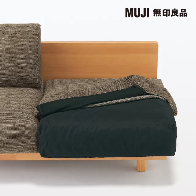 【MUJI 無印良品】木製簡約沙發/2人座/棕色 寬149*深74.5*高69cm(大型家具配送)