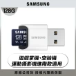 【SAMSUNG 三星】PRO Ultimate microSDXC UHS-I U3 A2 V30 128GB記憶卡 含高速讀卡機 公司貨(MB-MY128SB)