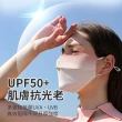 【golovejoy】UPF50+冰絲口罩 布口罩(抗UV防曬 可水洗 涼感 露鼻 透氣 漸層)