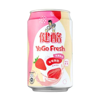 【金車/伯朗】健酪Yogo Fresh乳酸飲料–草莓酪酪(320mlx24入/箱)