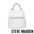 【STEVE MADDEN】BCHERISH 菱格紋鍊條後背包(白色)