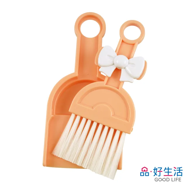 【GOOD LIFE 品好生活】日本製 粉彩蝴蝶結掃具組(日本直送 均一價)
