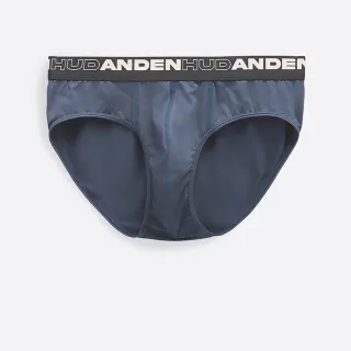 【Anden Hud】男款_吸濕排汗機能系列．腰帶三角內褲(湛藍-框字緊帶)
