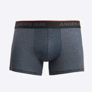 【Anden Hud】男款_吸濕排汗機能系列．短版變化平口內褲(丹寧藍-牛仔織紋)