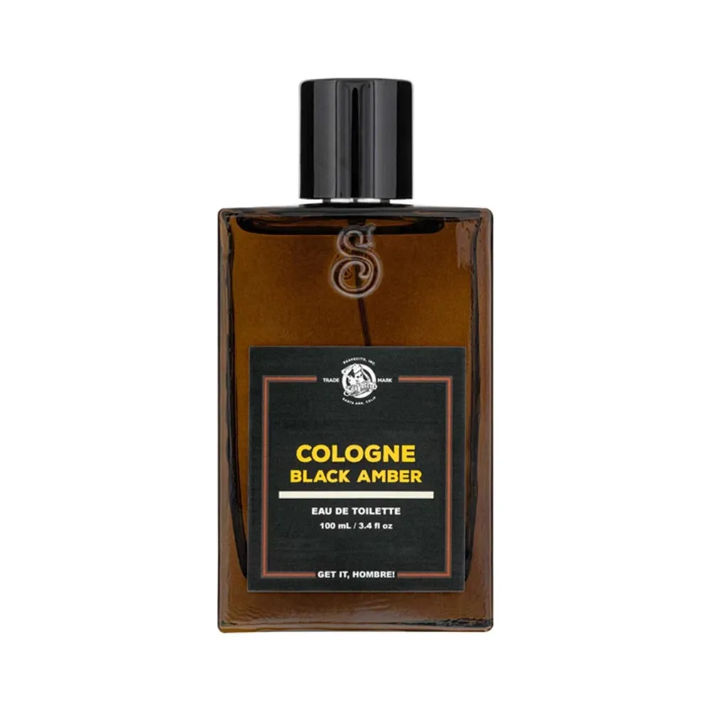 【Suavecito 骷髏頭】Black Amber Cologne黑琥珀古龍水(100ml/原廠公司貨)