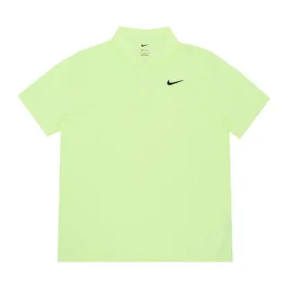 【NIKE 耐吉】NIKE GOLF DRI-FIT 男士 短袖POLO衫 螢光綠(CU9793-701)