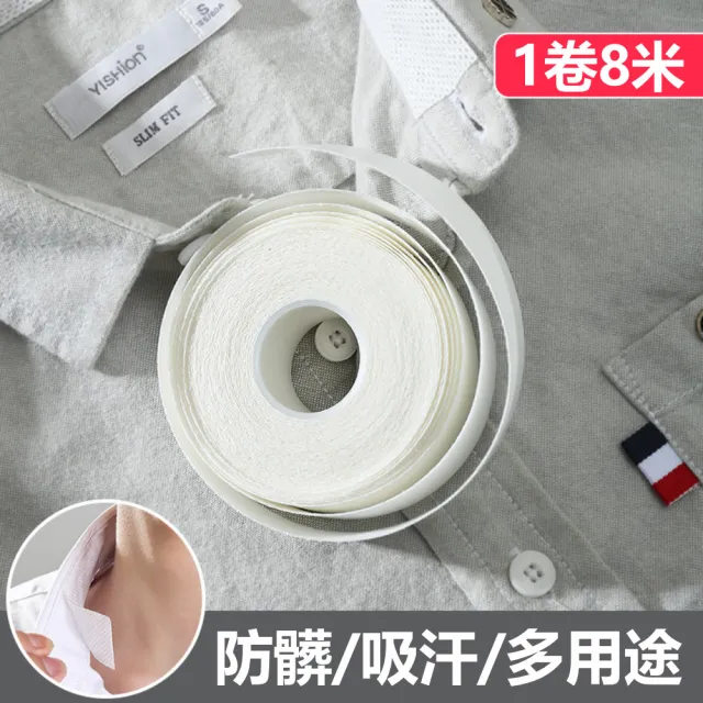 【茉家】拋棄式領口袖口帽子防污貼(5卷)
