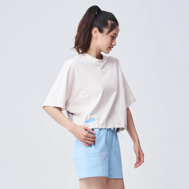 【BATIS 巴帝斯】24SS 女異材配色五分袖上衣-女-二色