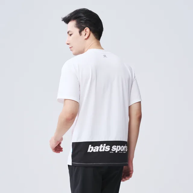 【BATIS 巴帝斯】24SS 男撞色拼接緹花短T-男-二色