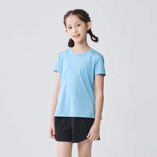 【BATIS 巴帝斯】24SS 女配色機能短T-女童-二色