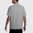 【NIKE 耐吉】襯衫 Club Polo Shirts 男款 灰 白 透氣 寬鬆 polo衫(FN3895-063)