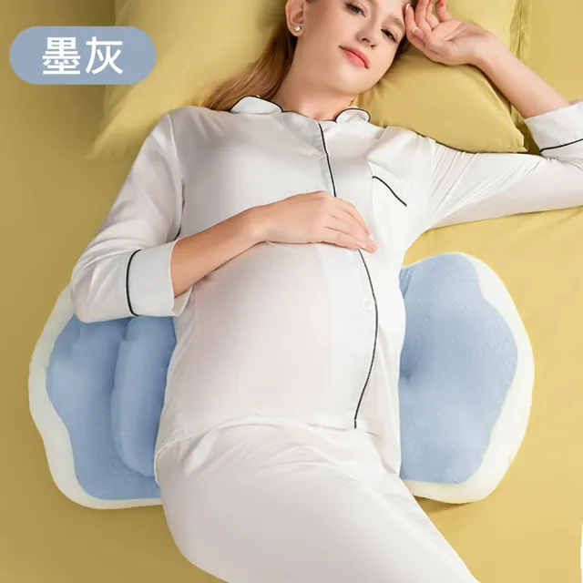 【Jonyer】多功能貓爪孕婦U型側睡枕 側臥護腰枕 托腹枕 舒睡枕 靠腰墊
