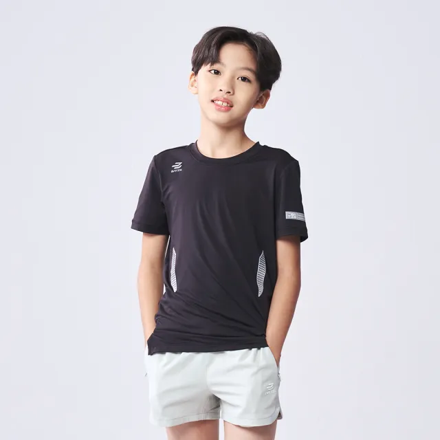 【BATIS 巴帝斯】24SS 男素色反光機能短T-男童-二色