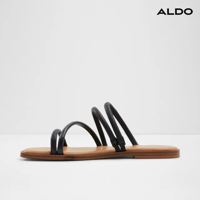 【ALDO】STILA-時尚簡約細帶涼拖鞋-女鞋(黑色)